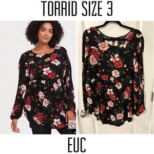 Babydoll Gauze Keyhole Front Tunic Top